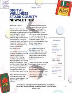 Stark Digital Wellness Newsletter Spring 2026 Page 1